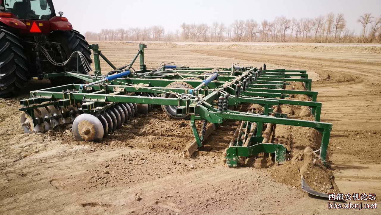 凯斯2654配套双剑72米联合整地机