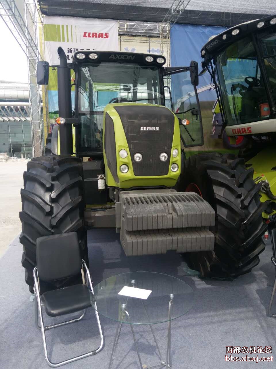 装了特瑞堡轮胎的克拉斯850太漂亮了