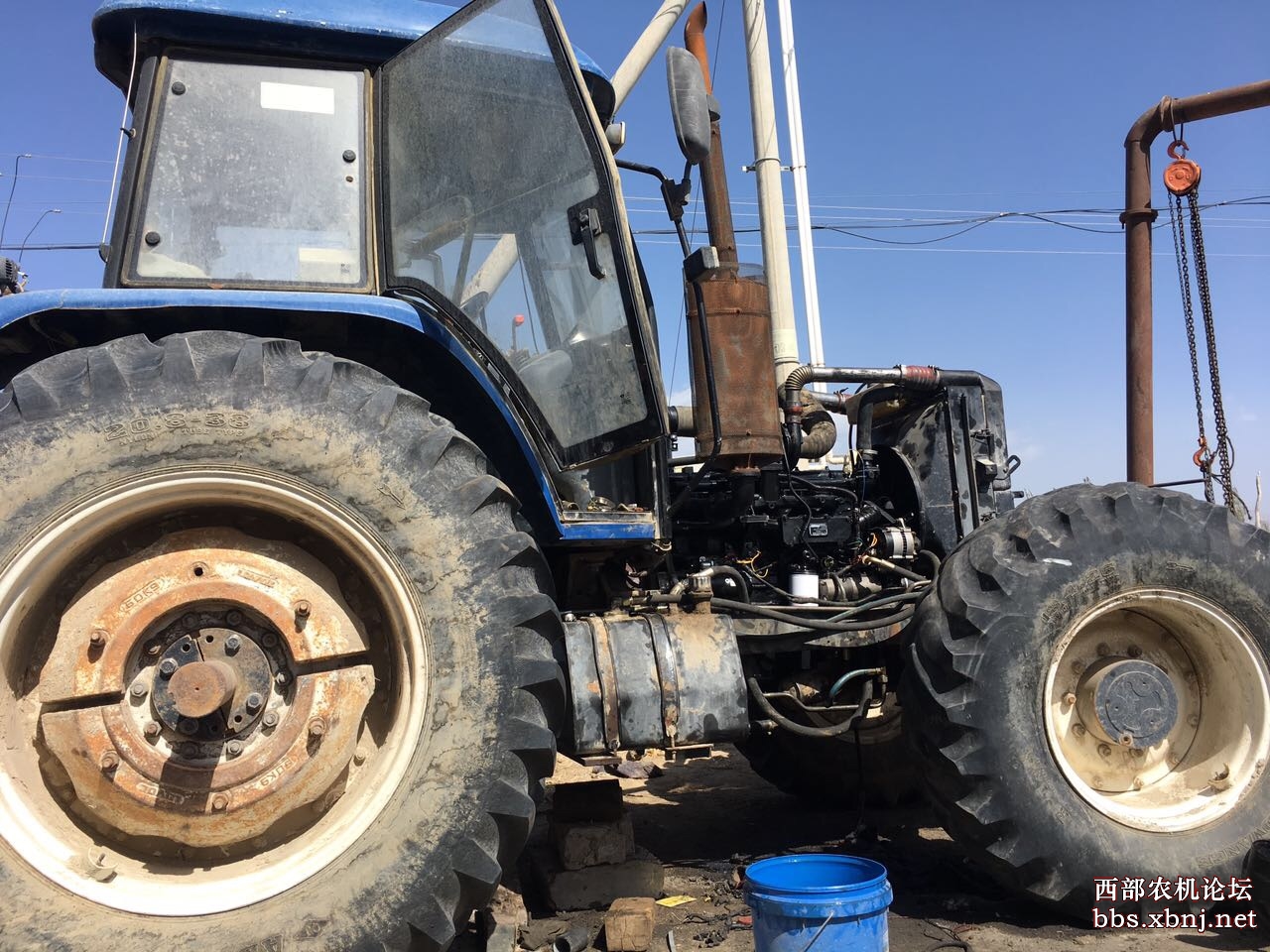 雷沃1854安装玉柴动力200马力柴油机