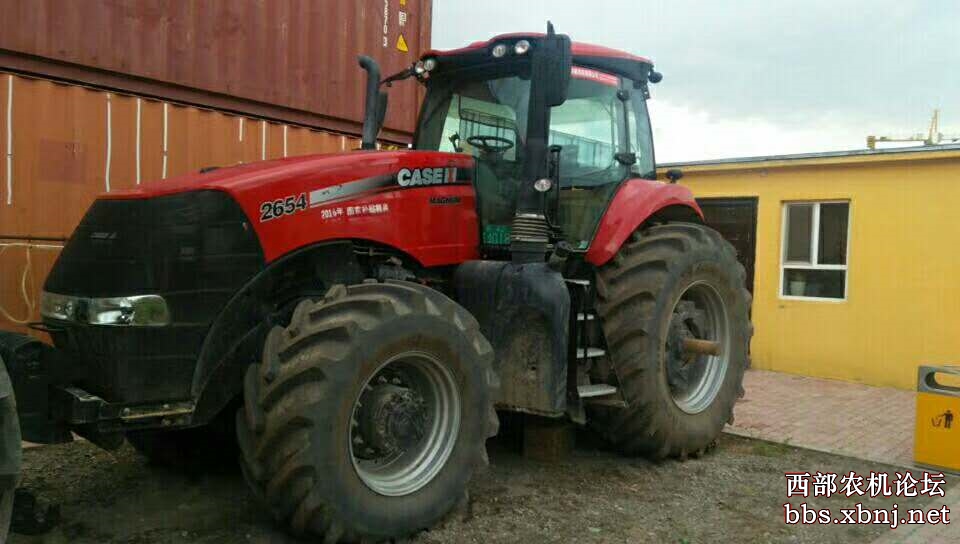 捡漏啦九成新的凯斯4088收割机2654拖拉机低价出售