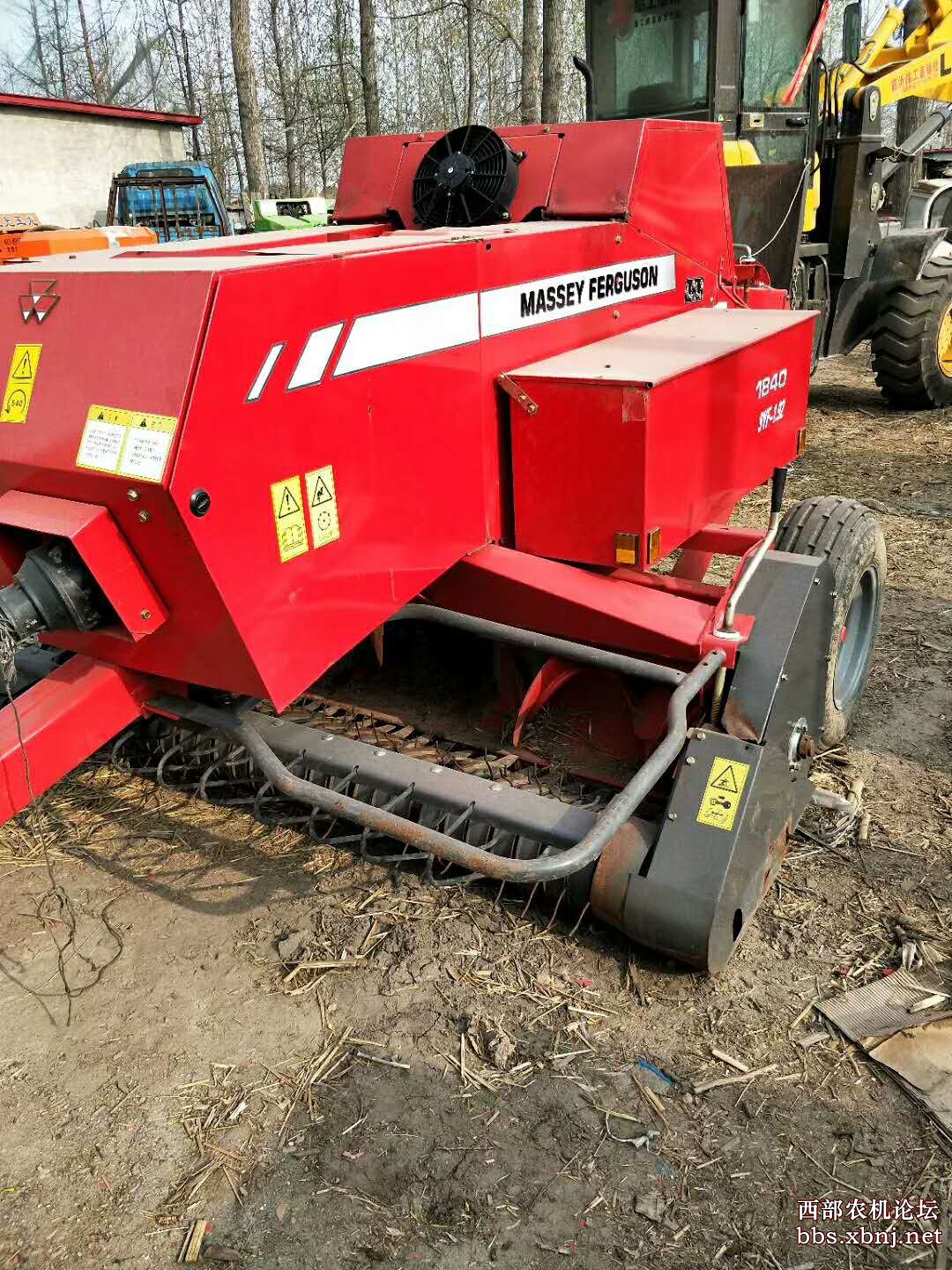 山东临沂麦赛福格森1840小方捆机低价出售!