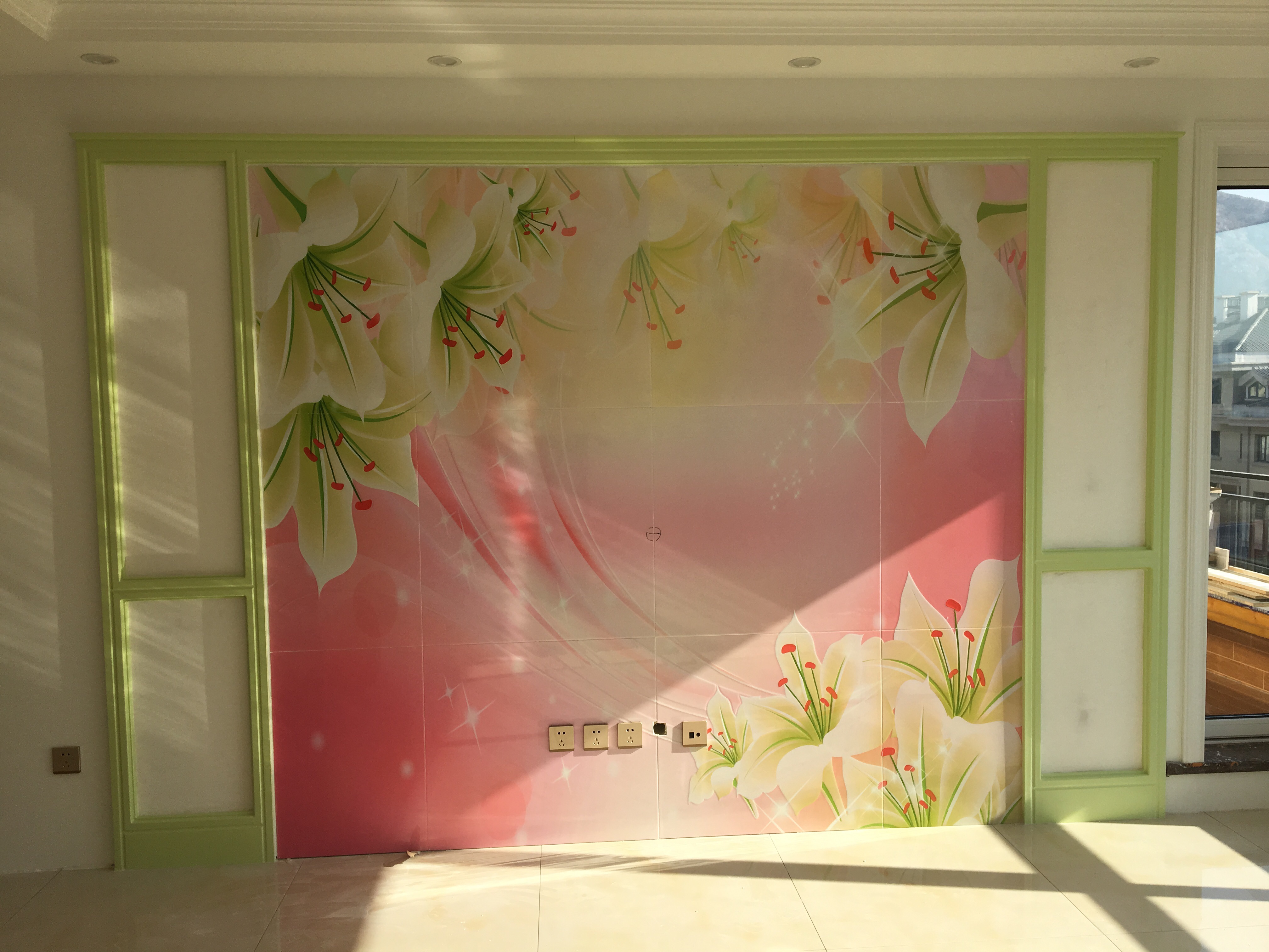 缇香艺术背景墙