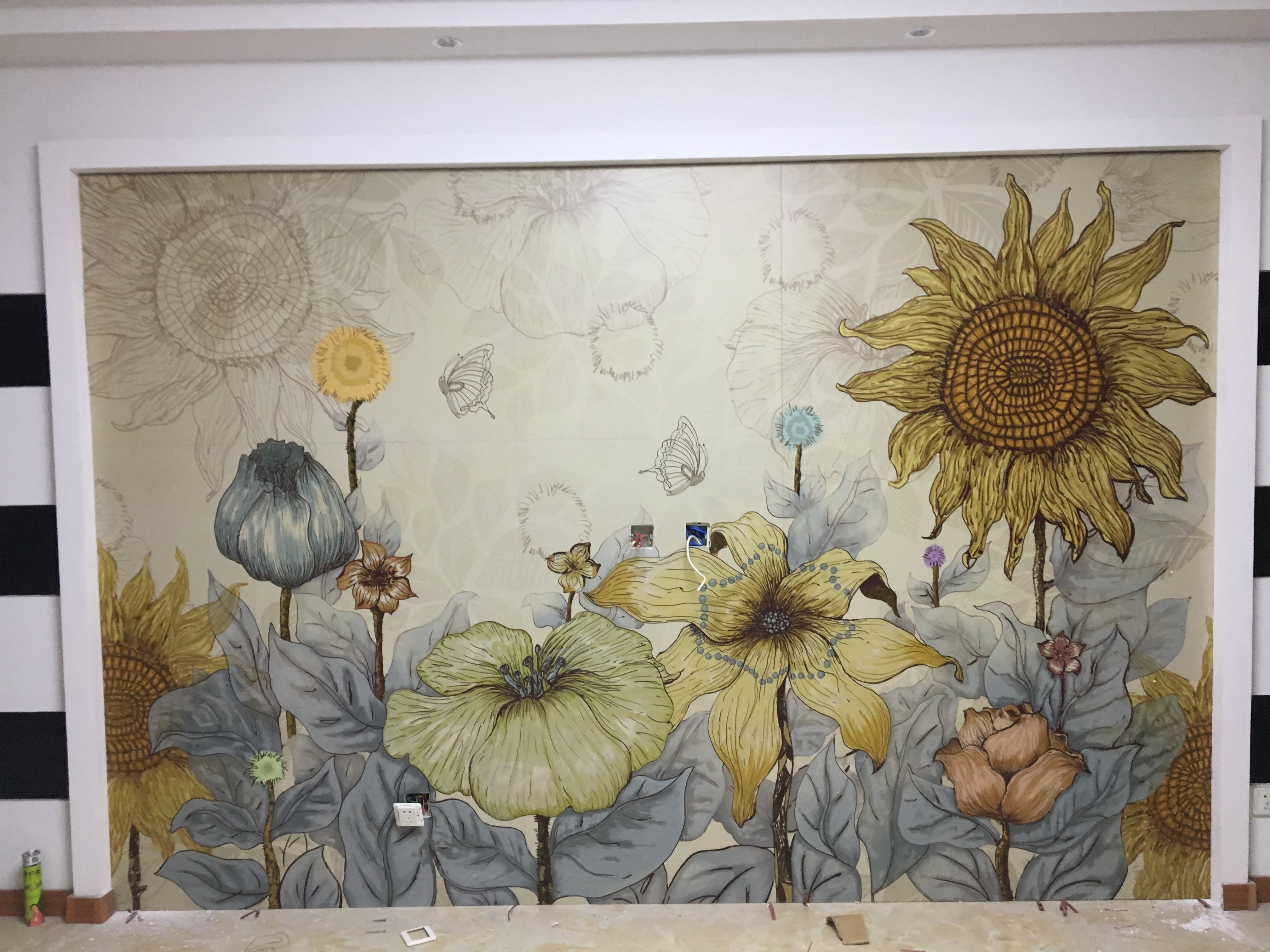 缇香艺术背景墙